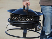 Bond Aurora Steel Gas Firebowl - Fire Pit Oasis