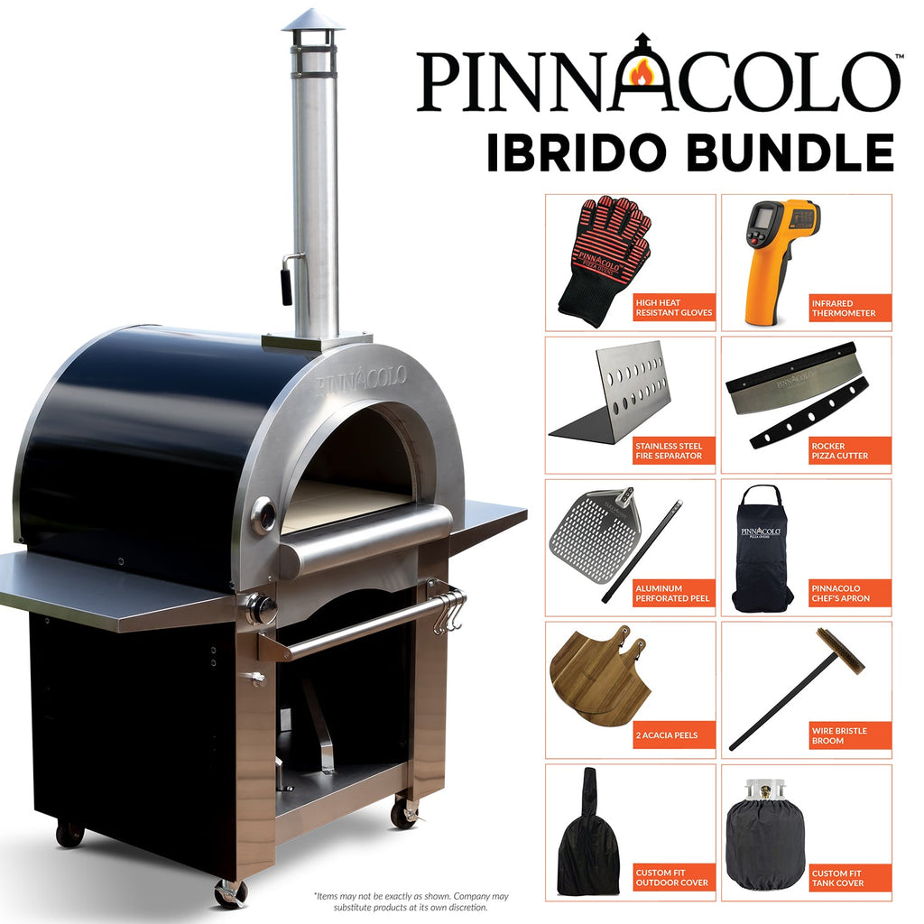 PINNACOLO Premio Wood Fired Pizza Oven with Accessories